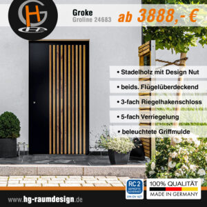 Groke Haustür - Modell Groline 24683 statt ab 4325 Euro nur 3888 Euro
