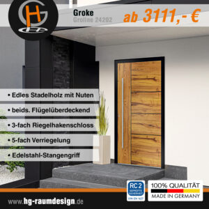 Groke Haustür - Modell Groline 24202 statt ab 3454 Euro nur 3111 Euro