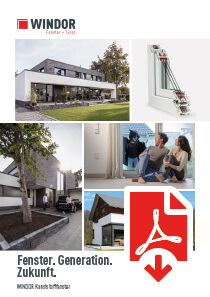 Katalog unserer Kunststofffenster von Windor zum Download