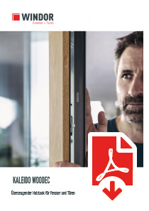 Broschüre zu den Holzdekoren für Haustüren von Windor zum Download