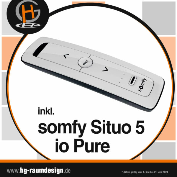 GRATIS somfy Situo 5 IO Pure - Smarte 5-Kanal-Fernbedinung