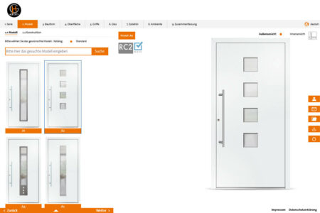 Preiswerte Aluminium-Haustüren von Groke online konfigurieren