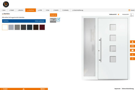Wählen Sie eine separate Farbe für die Innenansicht Ihrer Haustür aus Aluminium